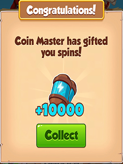 Daily coin master spins